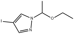 1-(1-에톡시에틸)-4-요오도-1H-피라졸 구조식 이미지