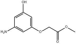 아세트산,(3-아미노-5-하이드록시페녹시)-,메틸에스테르(9CI) 구조식 이미지
