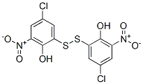 Bis(2-hydroxy-3-nitro-5-chlorophenyl) persulfide Structure