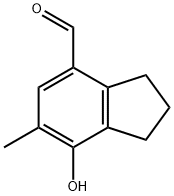 1H-Indene-4-carboxaldehyde,2,3-dihydro-7-hydroxy-6-methyl-(9CI) 구조식 이미지