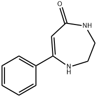 5H-1,4-Diazepin-5-one, 1,2,3,4-tetrahydro-7-phenyl- Structure