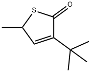 4-methyl-3-tert-butyl-5H-thiophen-2-one Structure