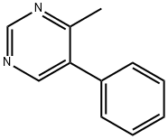 Pyrimidine, 4-methyl-5-phenyl- (9CI) Structure