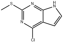 5-chloro-3-methylsulfanyl-2,4,9-triazabicyclo[4.3.0]nona-2,4,7,10-tetraene 구조식 이미지