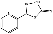 5-PYRIDIN-2-YL-4,5-DIHYDRO-1,3,4-THIADIAZOLE-2-THIOL Structure