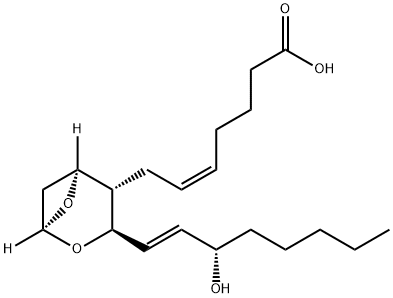 7-[3-(3-hydroxyoct-1-enyl)-4,6-dioxabicyclo[3.1.1]hept-2-yl]hept-5-enoic acid 구조식 이미지