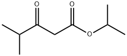 Pentanoic acid, 4-Methyl-3-oxo-, 1-Methylethyl ester Structure