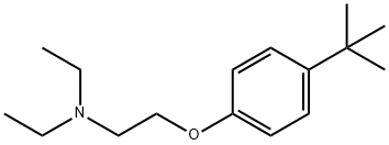 4-tert-butylphenoxyethyl-N,N-diethylamine Structure