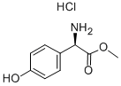 D-4-Hydroxyphenylglycine Methyl ester hydrochloride 구조식 이미지