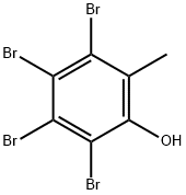 3,4,5,6-TETRABROMO-O-CRESOL Structure