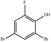 2,4-DIBROMO-6-FLUOROPHENOL 구조식 이미지