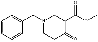 1-벤질-3-메톡시카르보닐-4-피페리돈 구조식 이미지