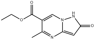 에틸2-히드록시-5-메틸피라졸로[1,5-a]피리미딘-6-카르복실레이트 구조식 이미지