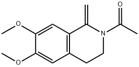 2-ACETYL-6,7-DIMETHOXY-1-METHYLENE-1,2,3,4-TETRAHYDROISOQUINOLINE Structure