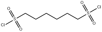 Hexane-1,6-disulfonic acid dichloride Structure