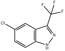 1H-INDAZOLE, 5-CHLORO-3-(TRIFLUOROMETHYL)- Structure