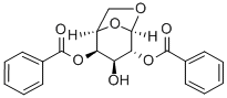 1,6-ANHYDRO-2,4-DI-O-BENZOYL-BETA-D-GALACTOPYRANOSE 구조식 이미지