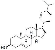 ergosta-5,22(Z)-dien-3beta-ol Structure