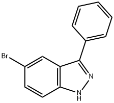 5-BROMO-3-PHENYL-1H-INDAZOLE Structure