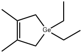 1,1-디에틸-3,4-디메틸게르마시클로펜탄-3-엔 구조식 이미지
