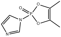 N-(1,2-DIMETHYLETHENYLENEDIOXYPHOSPHORYL)IMIDAZOLE Structure