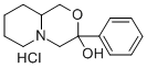 3-HYDROXY-3-PHENYLOCTAHYDROPYRIDO[2,1-C][1,4]OXAZINE HYDROCHLORIDE 구조식 이미지
