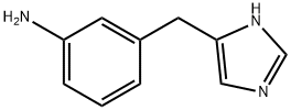 3-(1H-IMIDAZOL-4-YLMETHYL)-PHENYLAMINE Structure