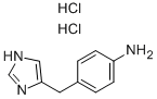 4-(1H-이미다졸-4-일메틸)-페닐아민2HCL 구조식 이미지