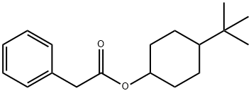 4-tert-butylcyclohexyl phenylacetate Structure