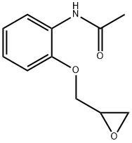 N1-[2-(OXIRAN-2-YLMETHOXY)PHENYL]ACETAMIDE Structure