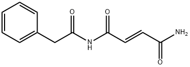 (E)-N-(Phenylacetyl)-2-butenediamide Structure