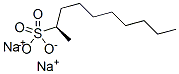 sodium (R)-1-methylnonyl sulphate Structure