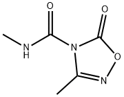 1,2,4-Oxadiazole-4(5H)-carboxamide,  N,3-dimethyl-5-oxo- 구조식 이미지