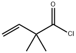 3-Butenoyl chloride, 2,2-diMethyl- Structure