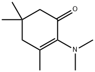 2-(dimethylamino)-3,5,5-trimethylcyclohex-2-en-1-one Structure