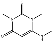 6-메틸아미노-1,3-디메틸루라실 구조식 이미지