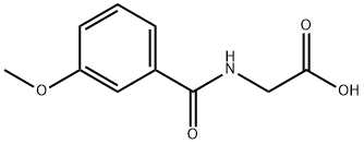 (3-METHOXY-벤조야라미노)-아세트산 구조식 이미지