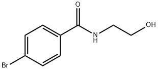 4-BROMO-N-(2-HYDROXYETHYL)BENZENECARBOXAMIDE Structure