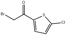 2-브로모-1-(5-클로로-티오펜-2-일)-에타논 구조식 이미지
