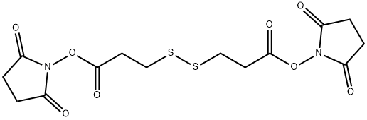 3,3`-Dithiobispropanoic acid bis(N-hydroxysucciniMde ester) Structure