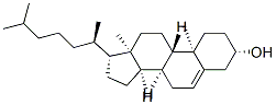 (3S,8S,9S,10R,13R,14R,17R)-10,13-dimethyl-17-[(2R)-6-methylheptan-2-yl]-2,3,4,7,8,9,11,12,14,15,16,17-dodecahydro-1H-cyclopenta[a]phenanthren-3-ol Structure