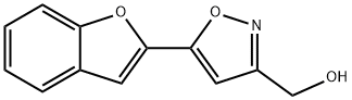 [5-(1-Benzofuran-2-yl)isoxazol-3-yl]methanol 구조식 이미지