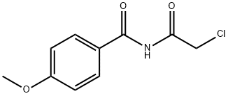 N-(2-CHLORO-ACETYL)-4-METHOXY-BENZAMIDE Structure