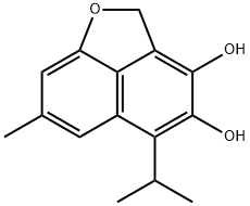 5-Isopropyl-7-methyl-2H-naphtho[1,8-bc]furan-3,4-diol 구조식 이미지