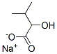 나트륨2-하이드록시-3-메틸부티레이트 구조식 이미지