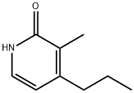 2(1H)-Pyridinone, 3-methyl-4-propyl- (9CI) Structure