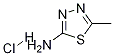 5-메틸-1,3,4-티아디아졸-2-아민염산염 구조식 이미지
