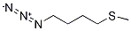 4-(Methylthio)butyl azide Structure
