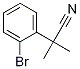 2-(2-Bromophenyl)-2-methylpropanenitrile Structure