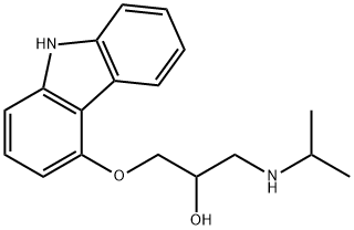 CARAZOLOL HCL Structure